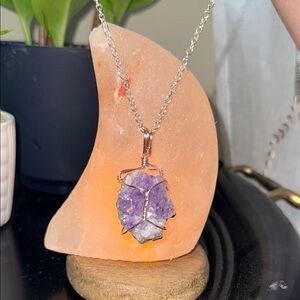 Amethyst Pendant Necklace